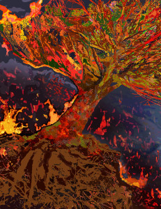 Burning Tree
