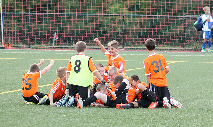 Scorpions celebrating their big win!