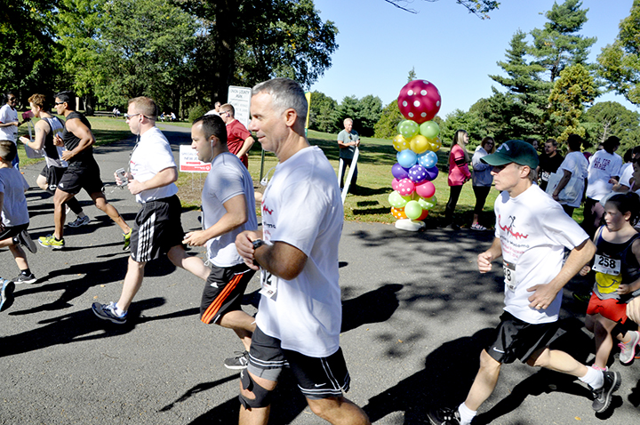 At last year’s Miracles for Myeloma fundraising race/walk, participants of all ages got involved.