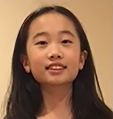 (above) Emily Liu is participating to help Melody who is fighting Ependymorma brain cancer for the past 3 years.