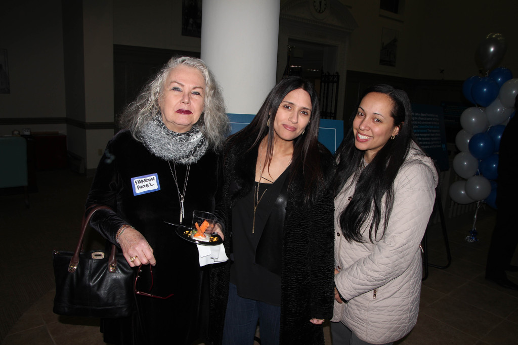 (above l-r) Sharon Patel, owner of Patel Printing Plus in Union, Janice DeAvila, Union Township Special Improvement District (SID) Director, and Carmen Nunez, Janice's assistant.