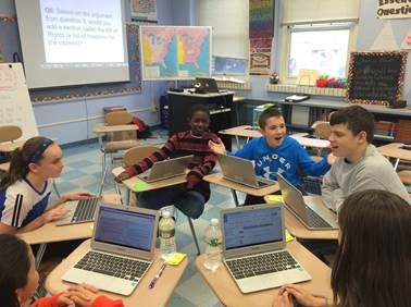 (above) Students featured: Christian Estevez, Ralph Ramos, Kotey Ashie, Hadley Moran, Jade Glassman, Emma Philip.