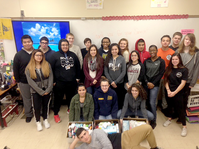 (above) Global Studies classes of Ms. Spampinato, Mrs. Marranca and Mrs. Gibbons at David Brearley MS/HS in Kenilworth.