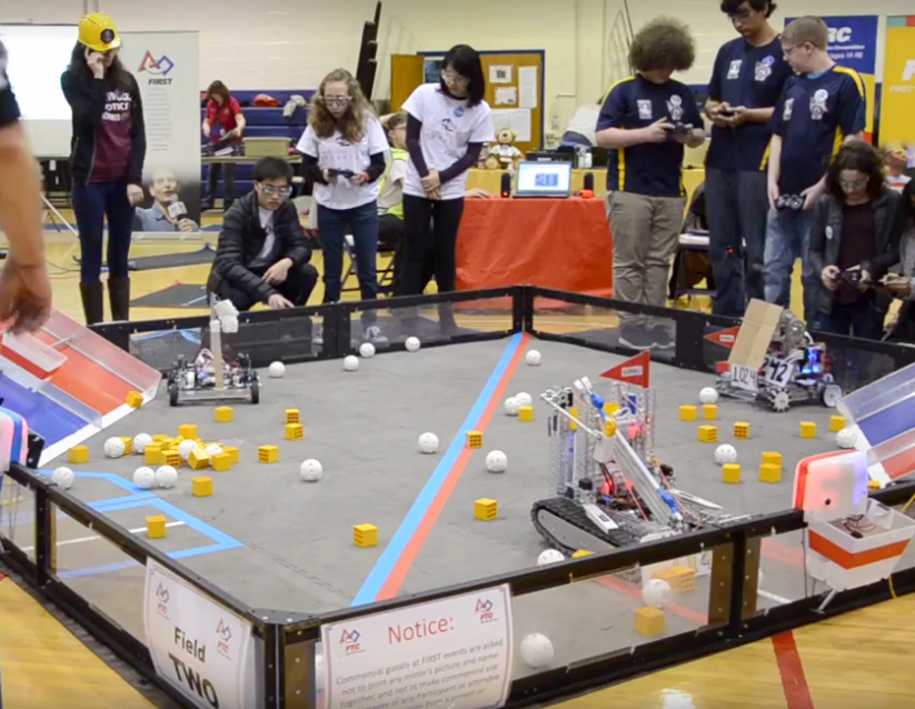 (above) Excitement built during qualifying rounds.
