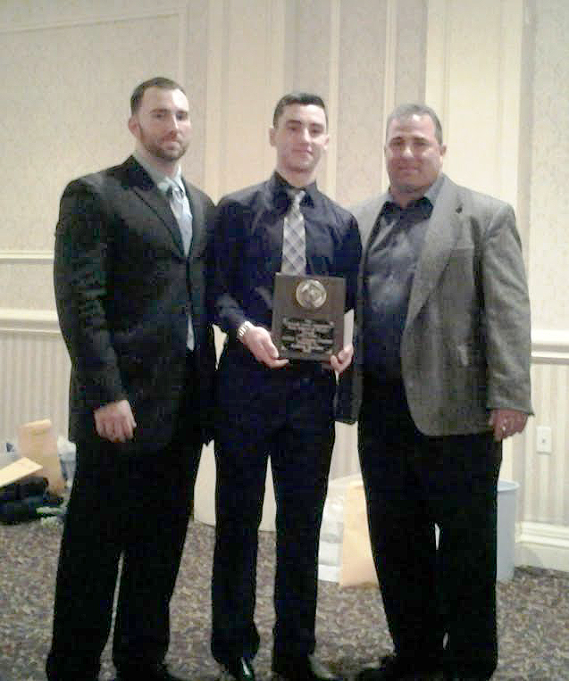 (above) The Emerald Lawns Most Improved Scholarship being presented to 2015 recipient Andrew Sanchez.