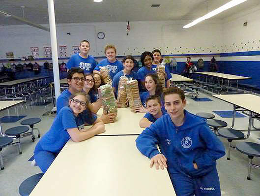 (right) Abby Donovan, Daniel Davalos, Samantha Morales, Kiara Renteria, Matthew Payne, Michael Huss, Fiona Morales, Christopher Mattos, Mia Lissade, Isabella Nunes, Christopher Hnatowski and Eric Gonzalez.