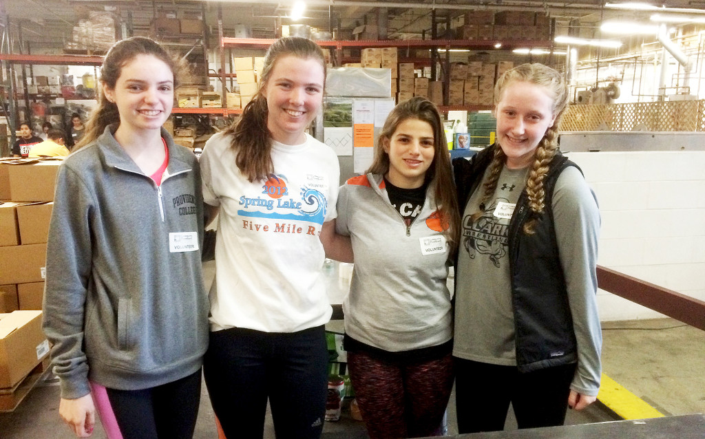 (above, l-r) Samantha Howath of Westfield, Veronica Cunningham of Scotch Plains, Allison Tizik of Basking Ridge and Skylar Morgan of Clark. Not pictured is Jacqueline McNulla of Plainfield. Photo by Laura Sodano