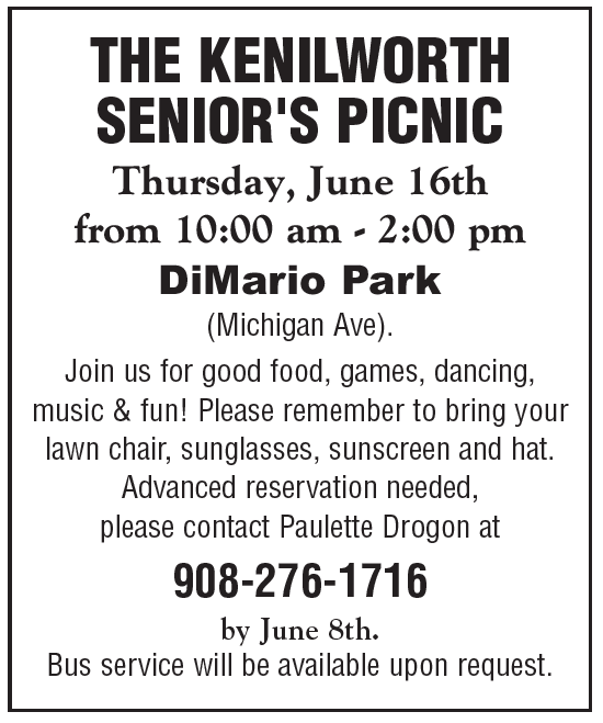 Kenilworth Seniors Picnic