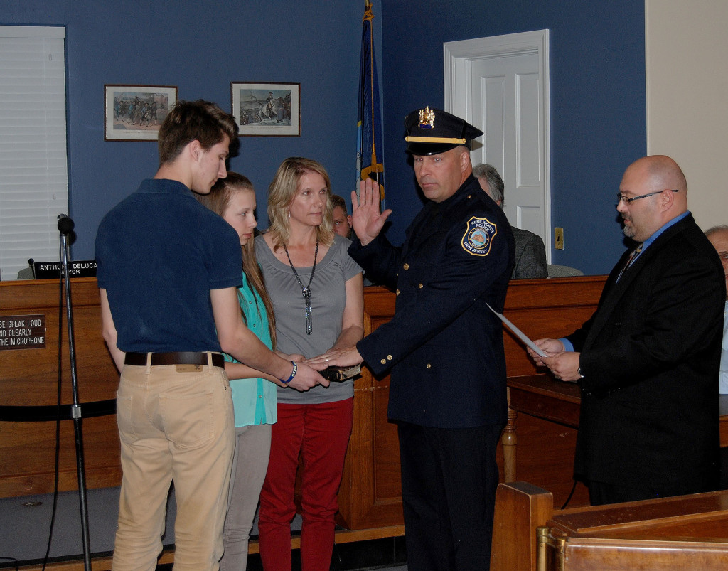 (above) Fred Soos Jr. was promoted to the rank of Lieutenant at a promotion ceremony held on May 11th.