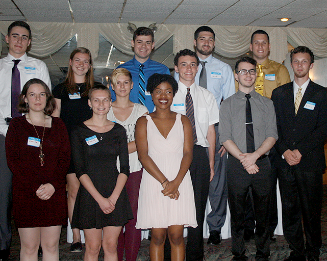 (above, top, l-r) Christopher Silva (WHRHS), Rebecca Mehorter (SPFHS), Anthony Raphael (WHRHS), Nicholas Ruzicka (SPFHS), Cody Decker (SPFHS); (middel, l-r) Stephanie Bohn (SPFHS), Tyler Curtis (SPFHS), Thomas Riccardi (SPFHS), Nolan Berry (SPFHS); (bottom, l-r) Charlotte Brockway (NPHS), Emily London (SPFHS), Melody Njoku (NPHS).