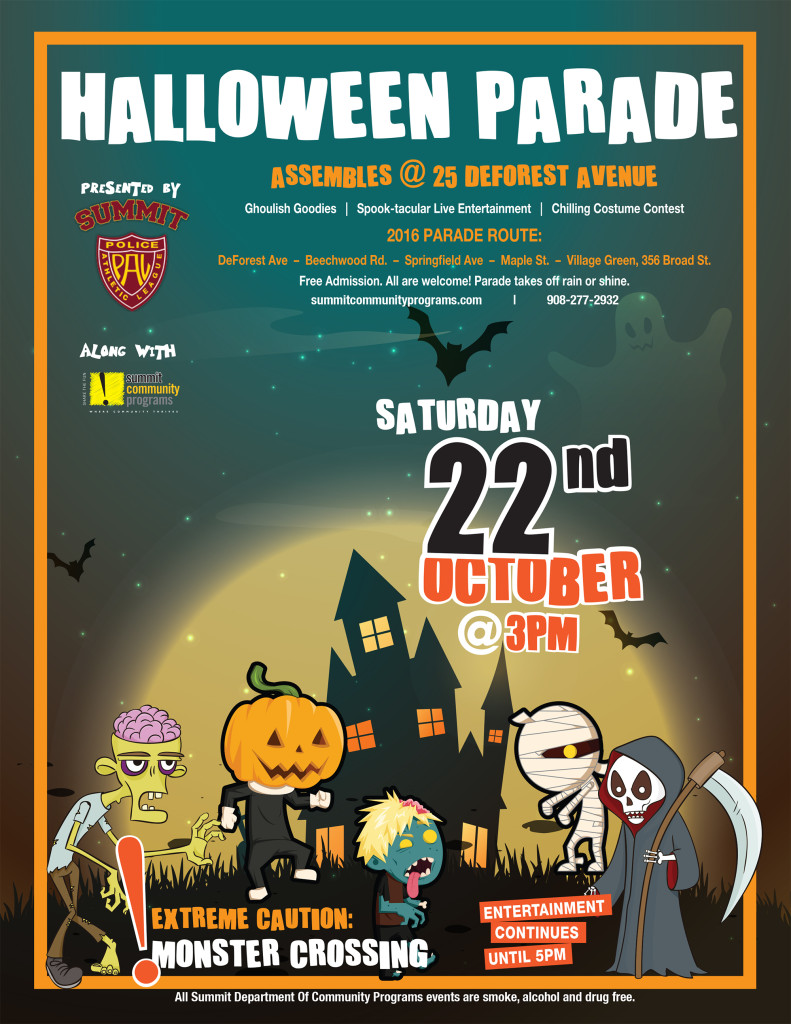 Halloween Parade outline