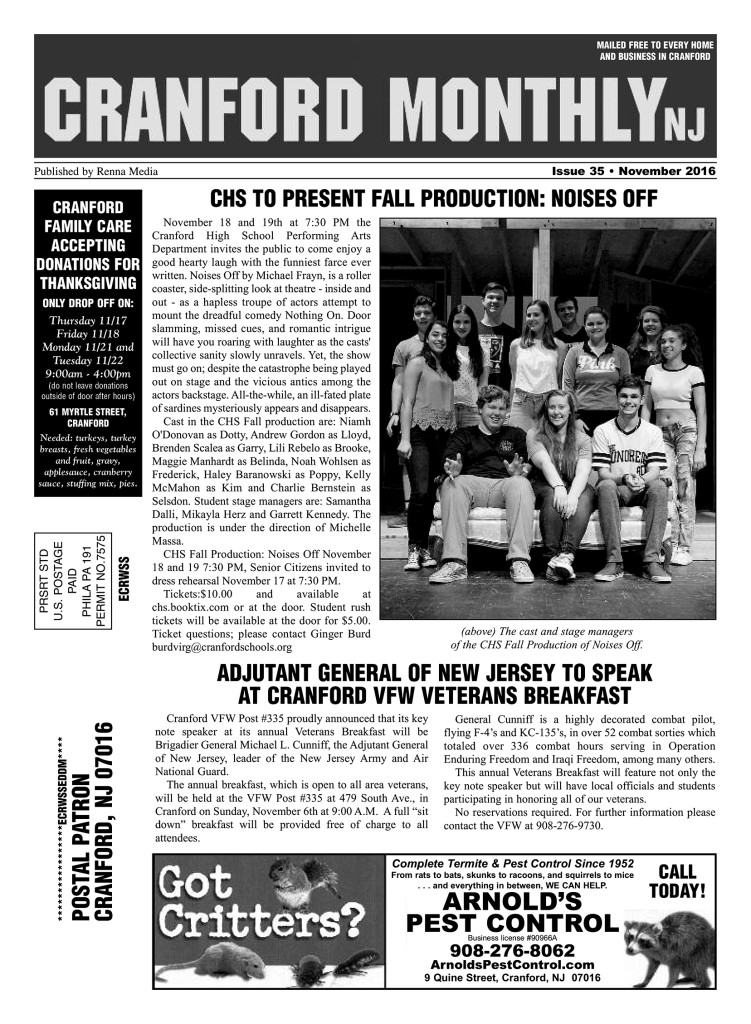 Cranford Monthly Nov 2016